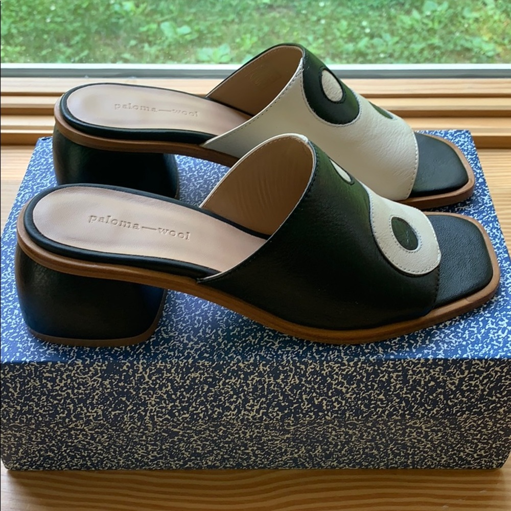Paloma Wool balance mule yin yang Anthropologie - Picture 3 of 5